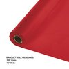 Touch Of Color 100' x 40" Classic Red Plastic Banquet Roll 011131